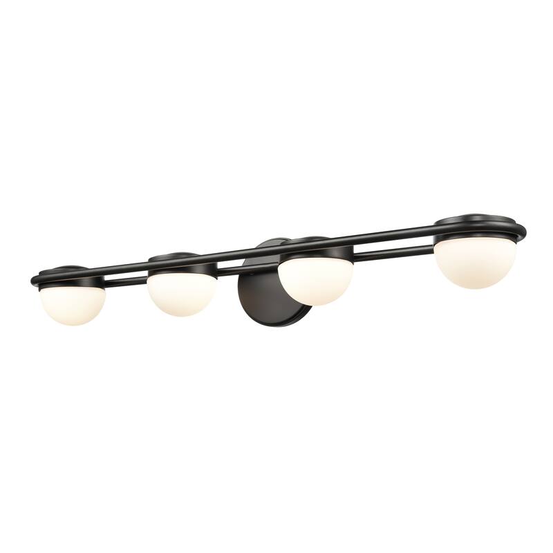 Nelly 14-inch Wide 2-Light Vanity Light in Matte Black