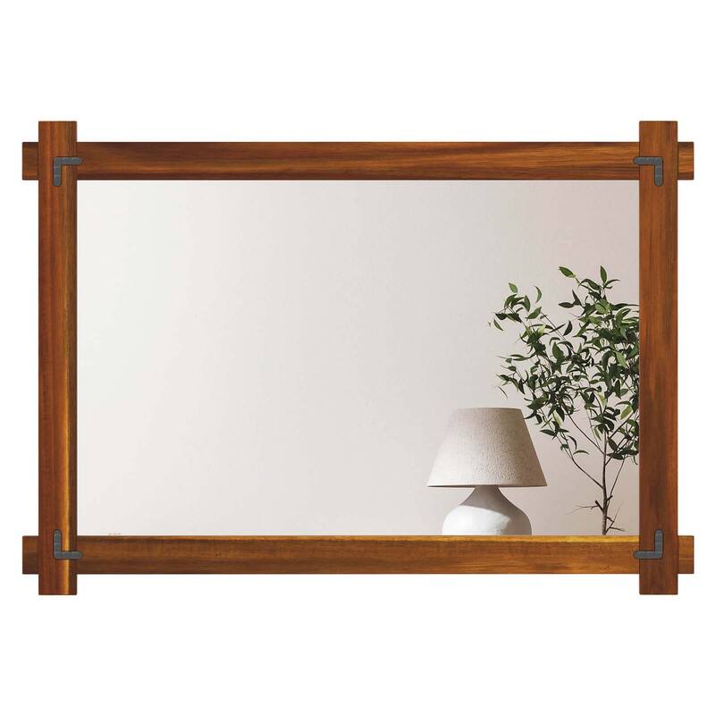 Costway 30 x 20/35 x 24/40 x 28.5 Inch Shatterproof Wall Mirror with - 40 x 28.5 Inch