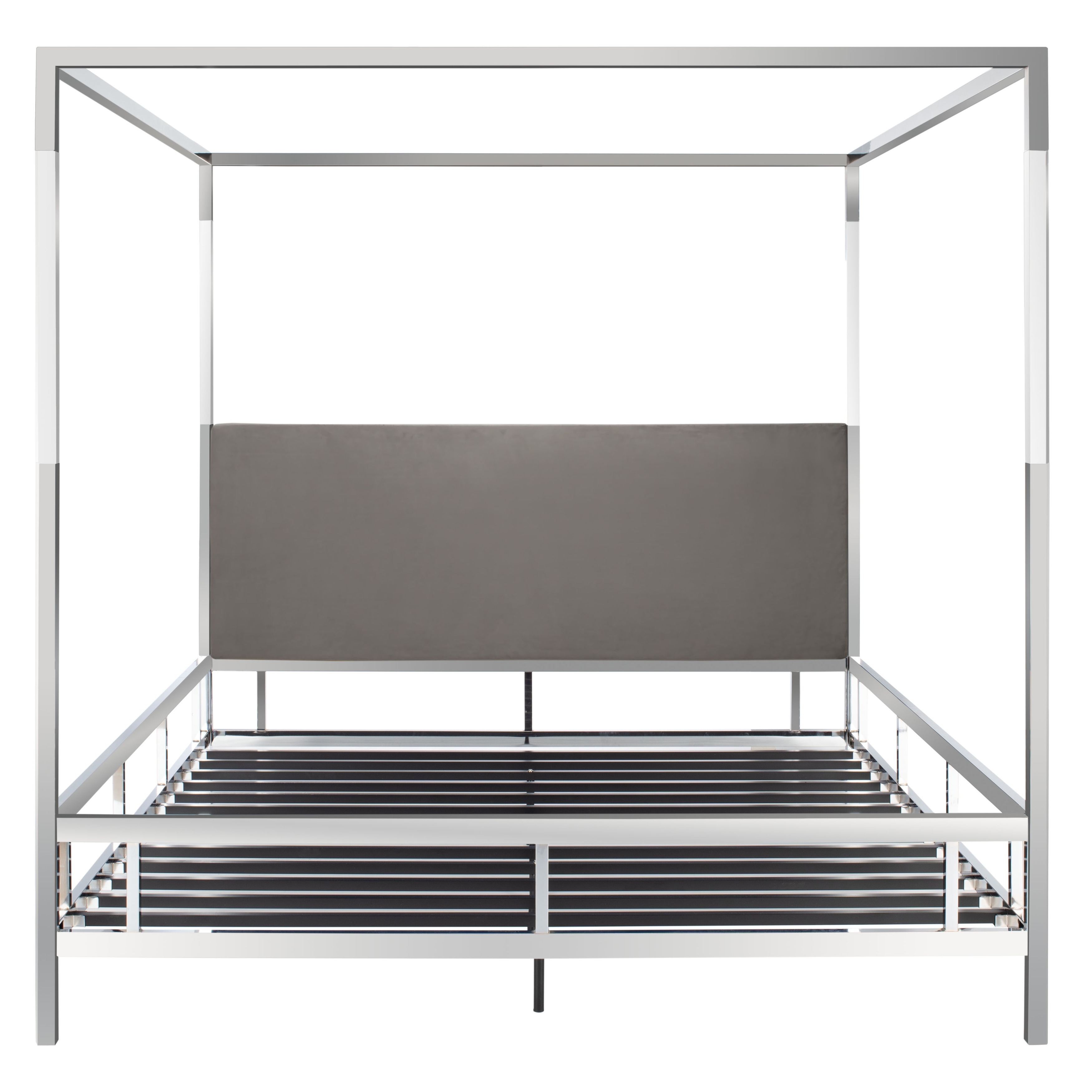 SAFAVIEH Couture Dorothy Velvet Acrylic Queen size Canopy Bed