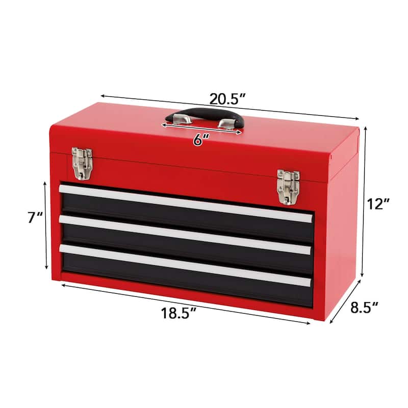Costway Portable Tool Chest Box Storage Cabinet Garage Mechanic - See Details