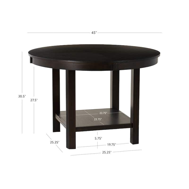 Ingrid Espresso Wooden Dining Table