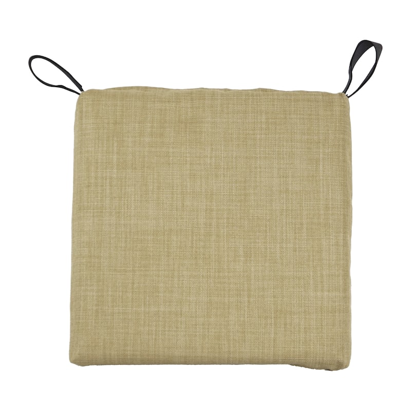 16-inch Indoor/Outdoor Solid Chair Cushions (Set of 4) - 16 x 16