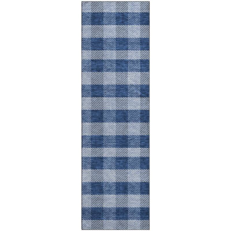 Premium Washable Super Soft Plaid Mayfield Rug