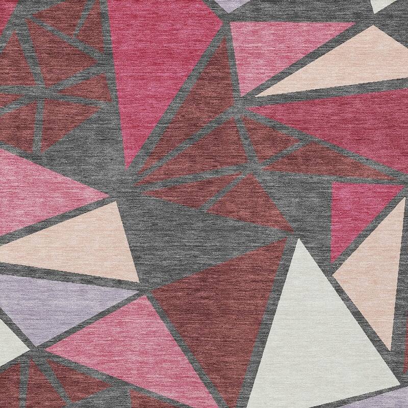 HomeRoots Geometric Transitional Rectangle Outdoor Rug