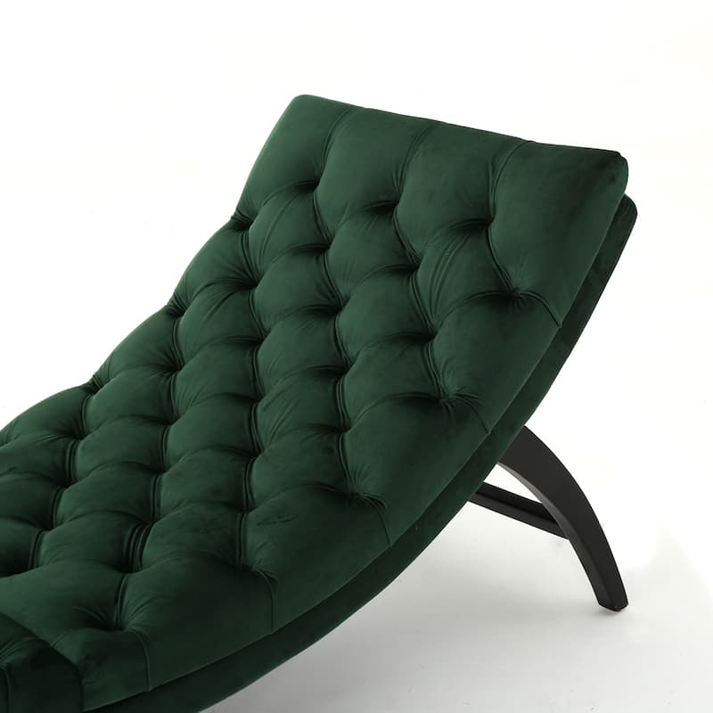 72.5" Button Tufted Chaise Lounge Chair