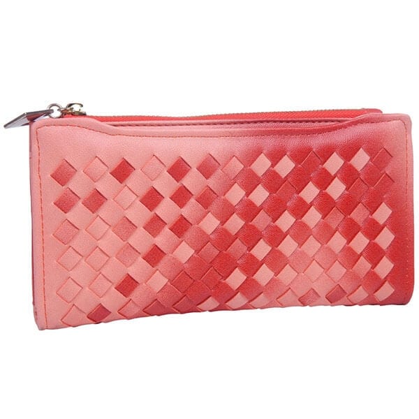 Mad Style Orange Ombre Weave Wallet