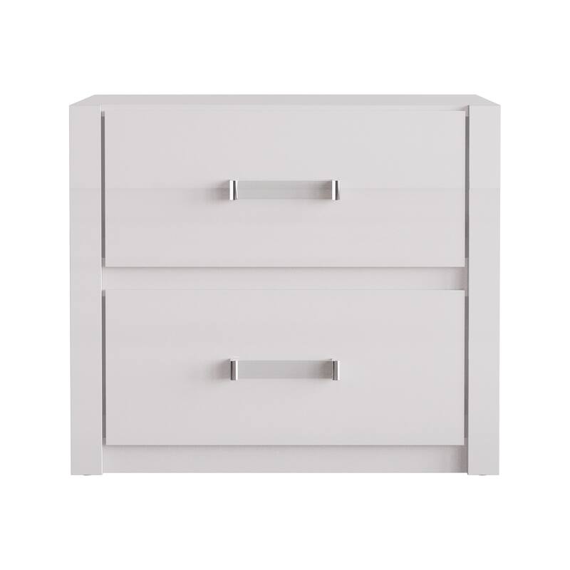 CraftPorch Elegance Nightstand - White