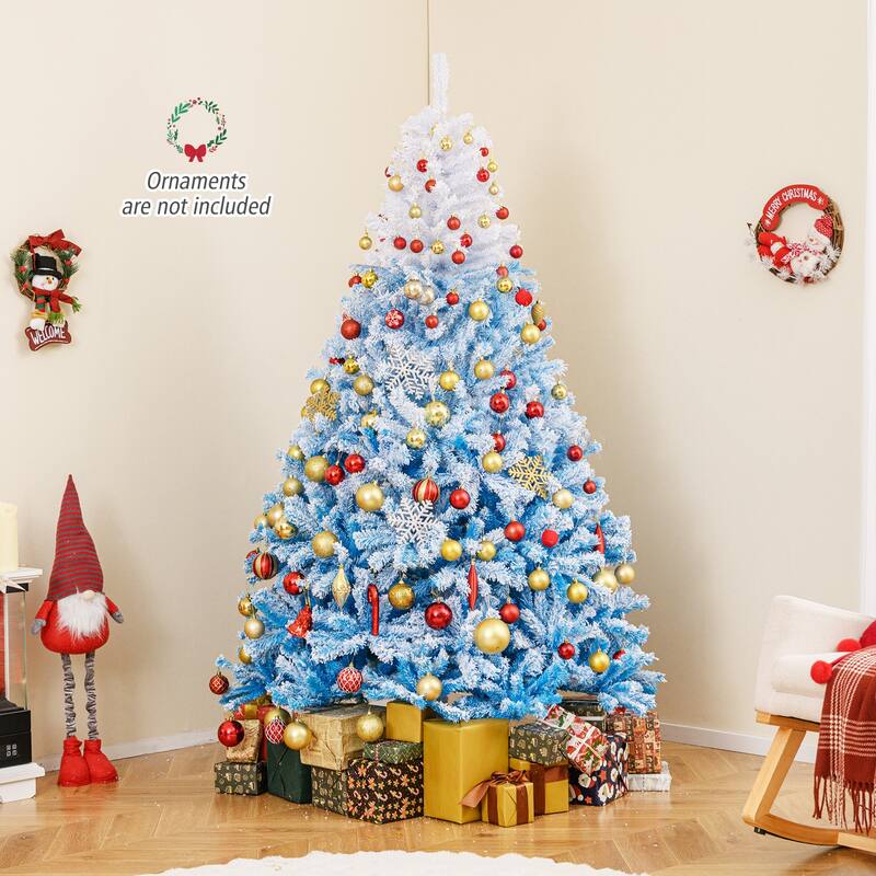 Costway 5/6/7/8 FT Artificial Christmas Tree with 456/820/1264/1774 - See Details