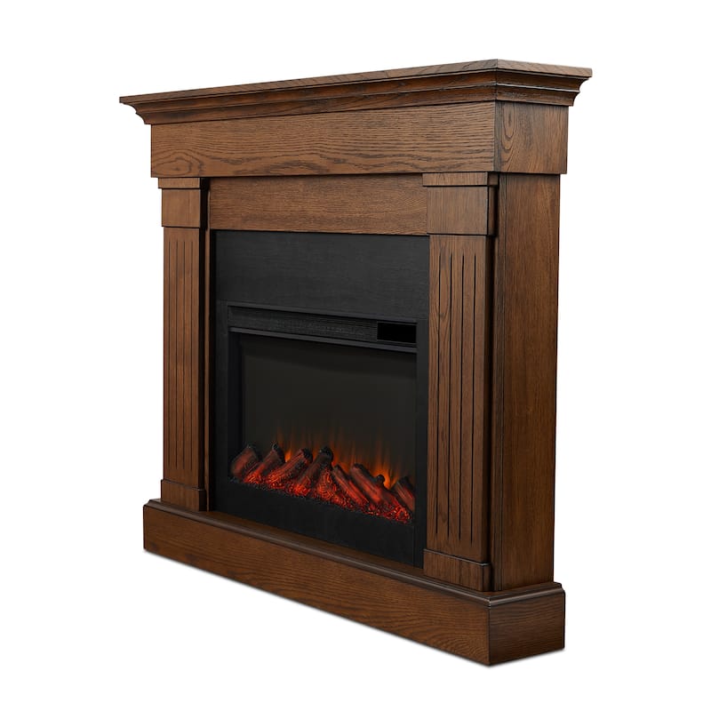 Crawford 48" Slim Electric Fireplace by Real Flame