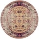 preview thumbnail 69 of 75, SAFAVIEH Monaco Blandine Distressed Boho Rug 5' Round - Ivory/Pink - Round