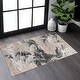 preview thumbnail 2 of 3, LOOM & LUXE Collection 2X3 Grey/Abstract Non-Shedding Area Rug - 36" D x 24" W x 0.28" H