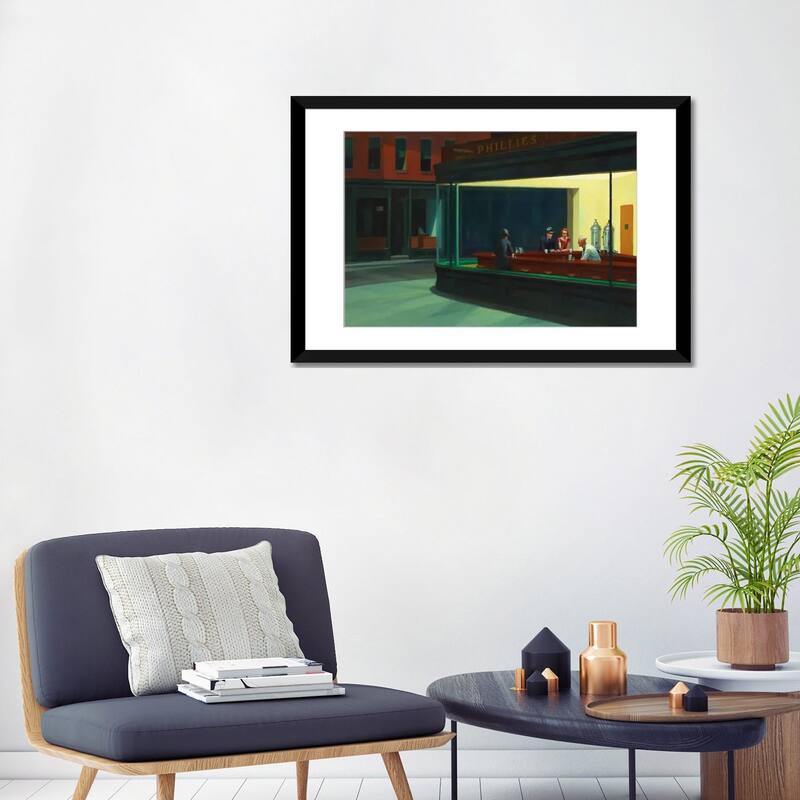 iCanvas "Nighthawks, 1942" by Edward Hopper