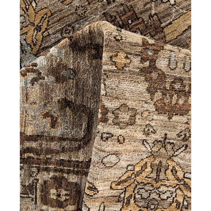 Serapi One-of-a-Kind Hand-Knotted Area Rug - Brown - 4' 0" x 5' 11"