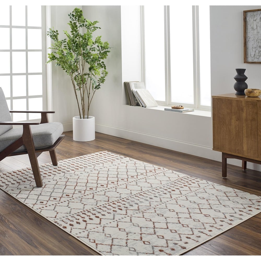 Livabliss Elia Moroccan Trellis Area Rug