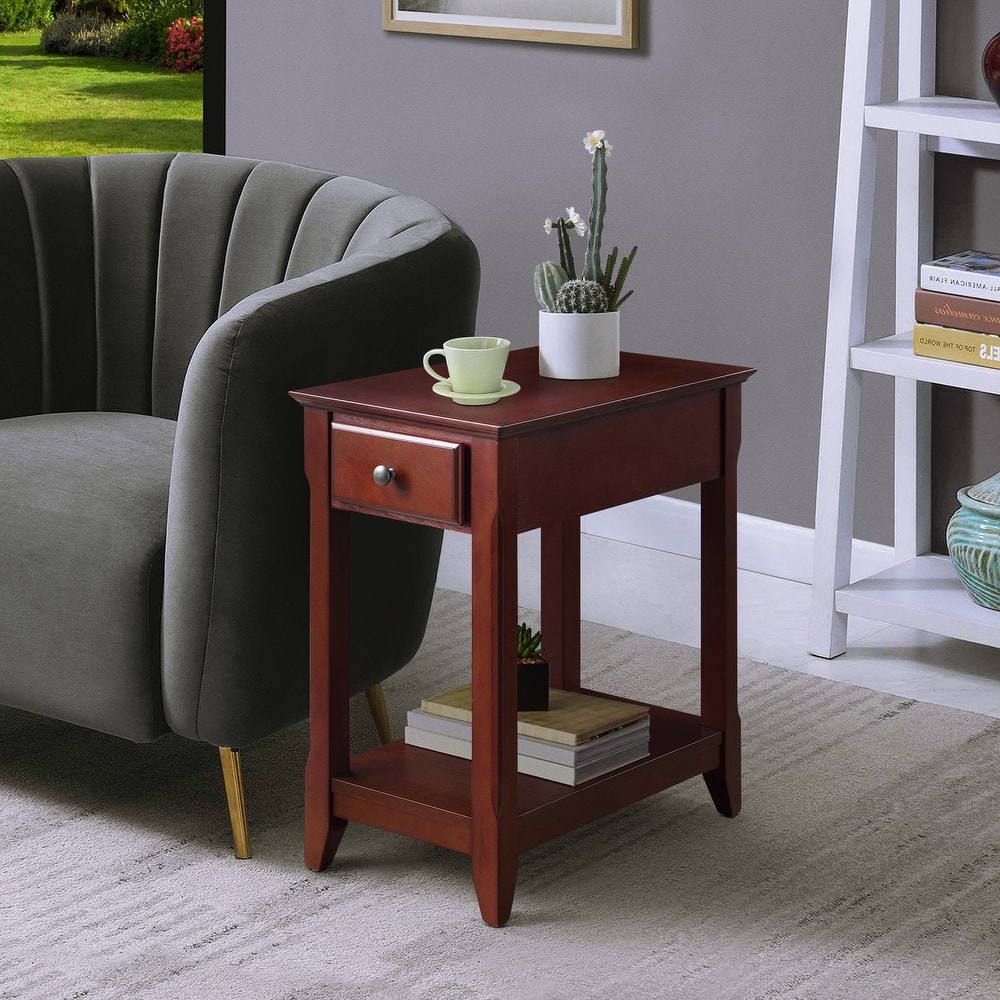 Symmons Accent Table with Bottom Shelf