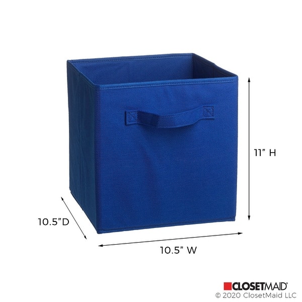 dimension image slide 7 of 12, ClosetMaid Cubeicals 11-inch Fabric Drawer