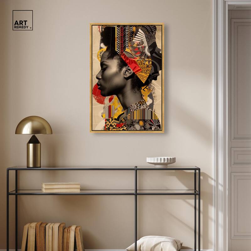 Cultural Collage Canvas by Art Remedy