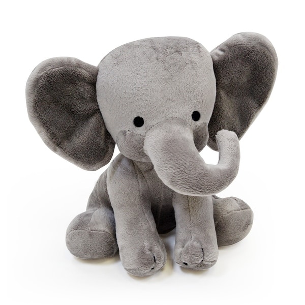 slide 2 of 6, Bedtime Originals Choo Choo Gray Plush Elephant Stuffed Animal - Humphrey