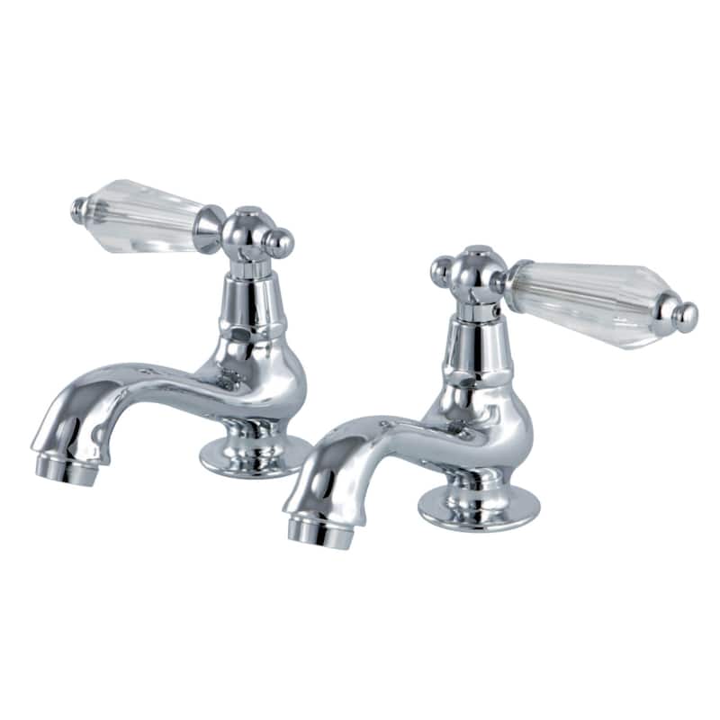 Kingston Brass Wilshire 1.2 GPM Single Hole Bathroom Faucet - Includes - Polished Chrome