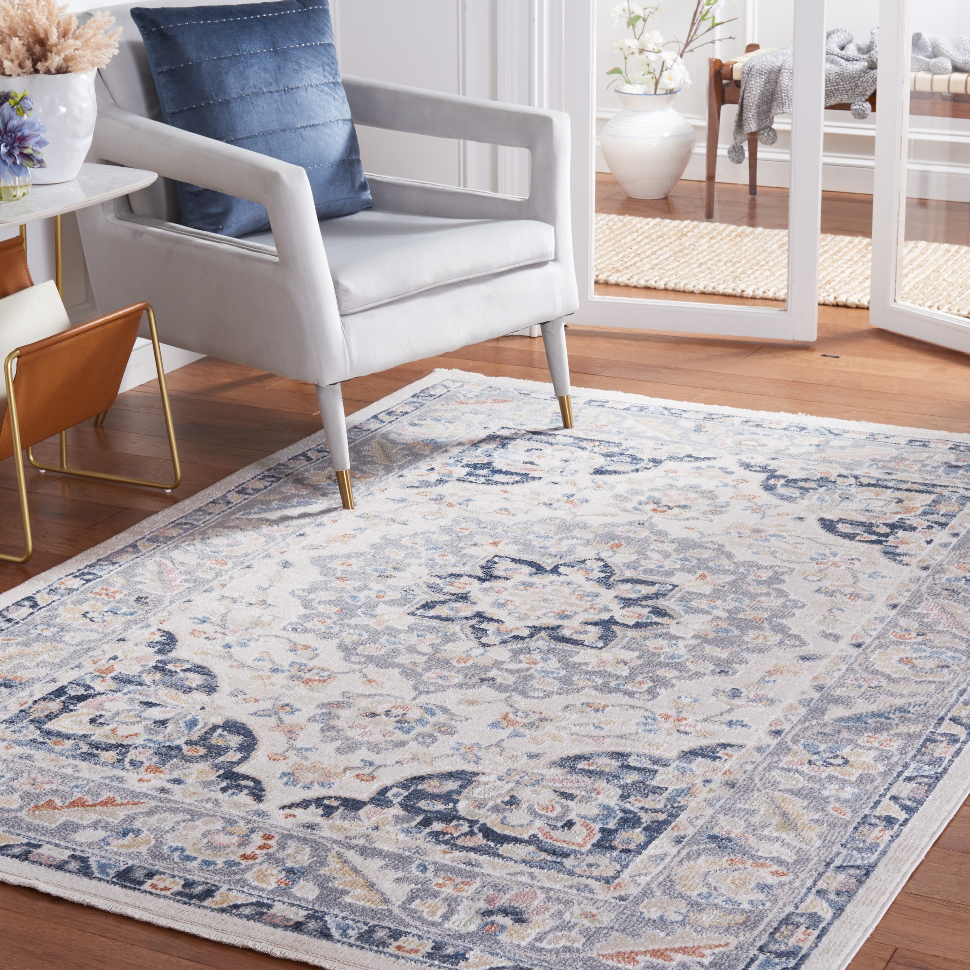 SAFAVIEH Blair Machine Washable Lubnah Slip Resistant Rug