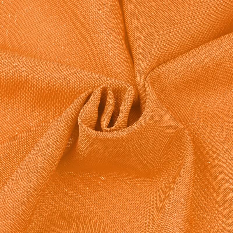 12 Pack Polyester Cloth Napkins, Great Napkins for Parties Weddings Restaurant Cocktails Banquet - 12x12 Inch - Orange