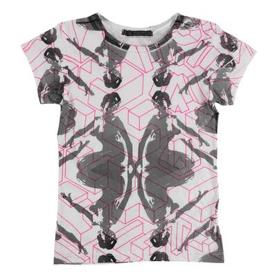 Evil Genius Boys 3D Shapes Stripes Graphic T-Shirt
