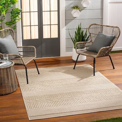 Rockport Moroccan Stripe Indoor/Outdoor Area Rug