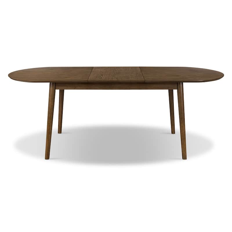 Poly & Bark Svalbard Extension Dining Table (63"-82.5") - Tundra Brown