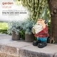preview thumbnail 13 of 104, Gnome Folding Hands Looking Up Garden Statue