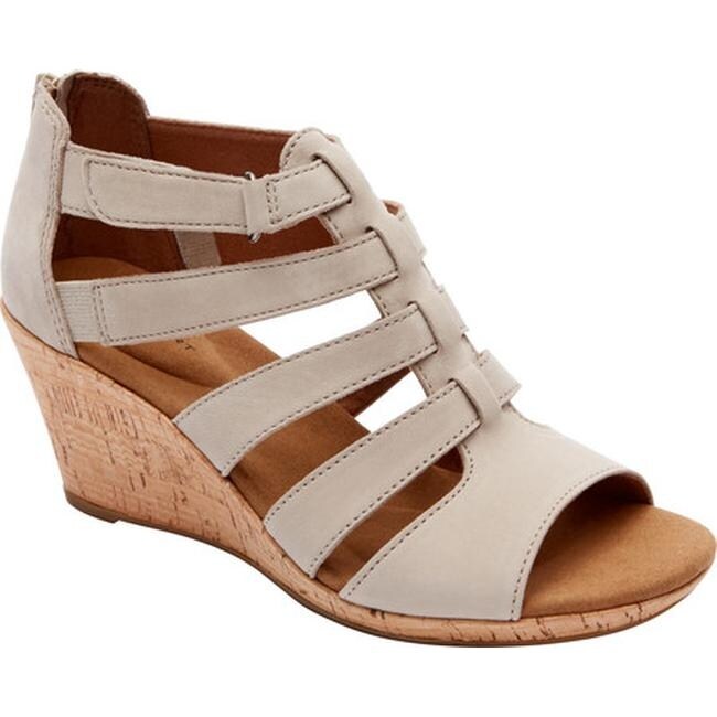 rockport briah gladiator wedge sandal