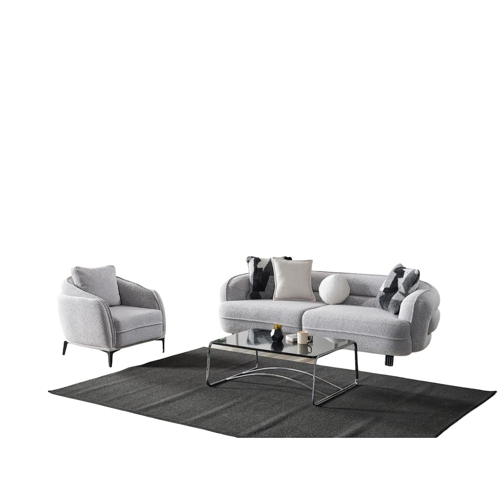 Zaragoza 3 Pieces Living Room Sets 1 Sofa 2 Chair