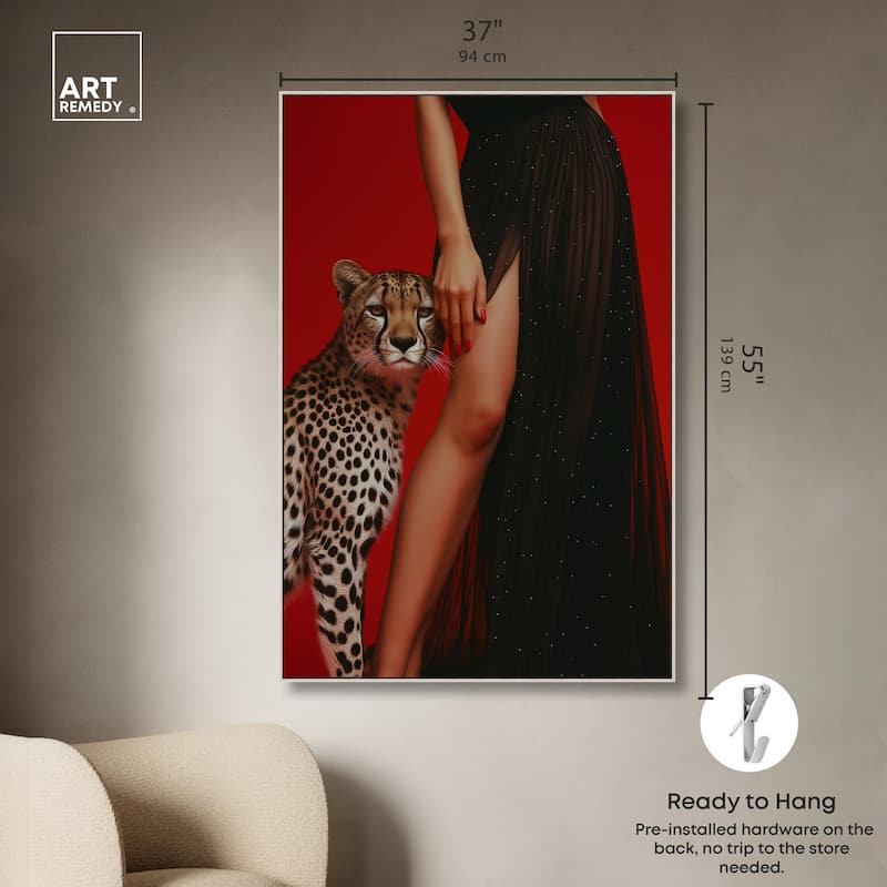 Wild at Heart Canvas by Art Remedy