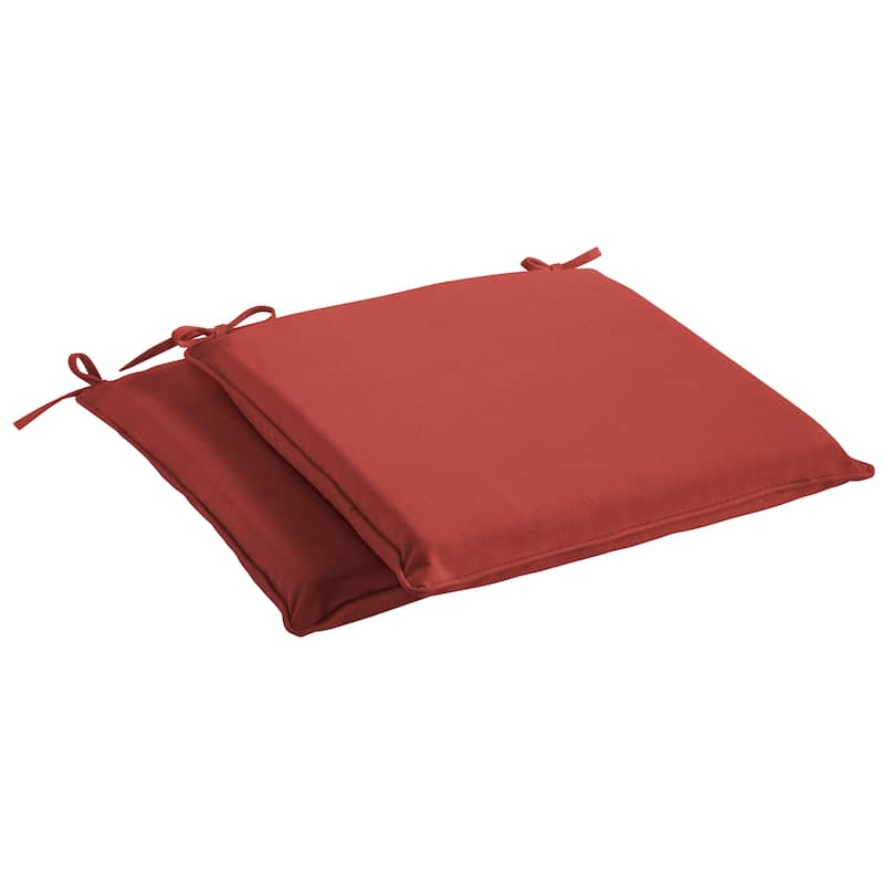 Sorra Home Sunbrella Canvas Henna Indoor/ Outdoor Cushion, Set of 2