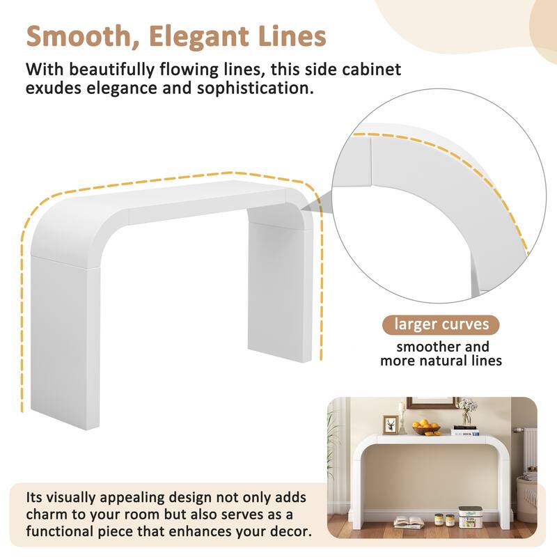 Modern Minimalist Console Table for Living Room
