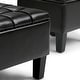 preview thumbnail 5 of 66, WYNDENHALL Lancaster 44 inch Wide Contemporary Rectangle Storage Ottoman