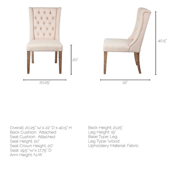 20 seat 2025 height dining chair