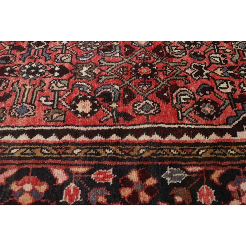 ECARPETGALLERY Hand-knotted Andelz Red Wool Rug - 3'8 x 9'10