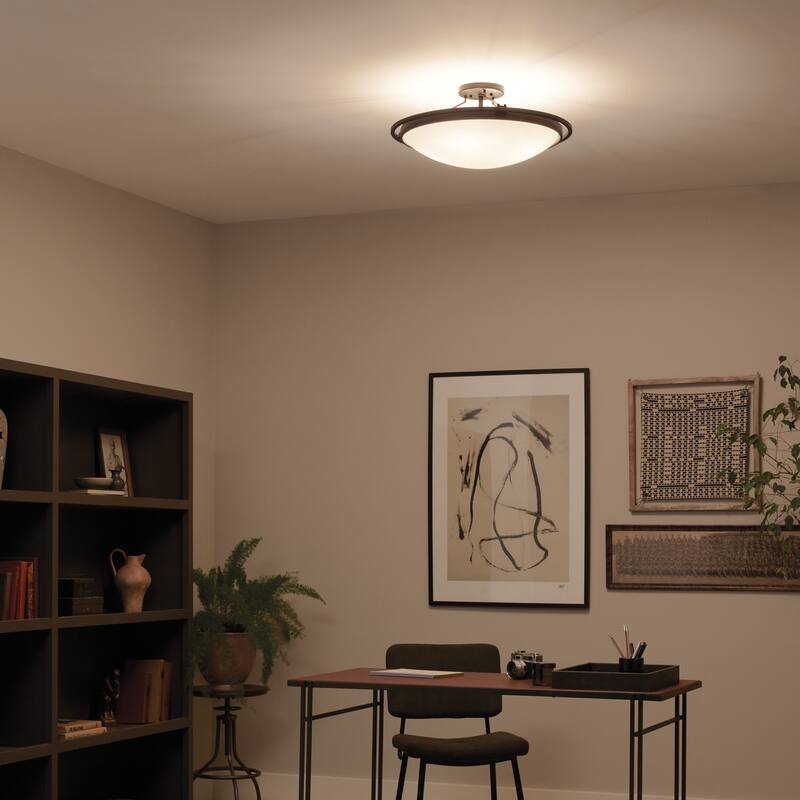 Kichler 4 Light Semi-Flush Indoor Ceiling Fixture