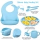 preview thumbnail 5 of 16, Silicone Baby Feeding Set, 7 PCS Baby Led Weaning Supplies