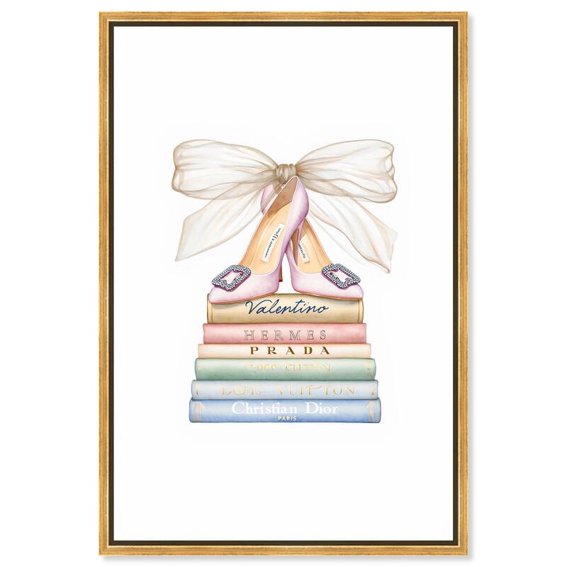 Bibliotheca Belle Canvas by Art Remedy - Gold - 16" x 24"