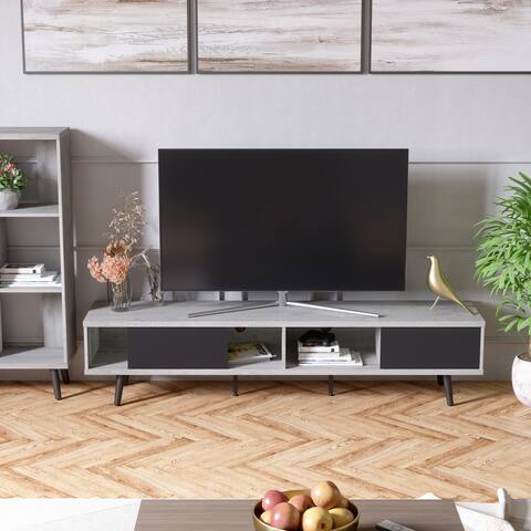 70 inch Mid Century Modern TV Stand for 75 inch TV