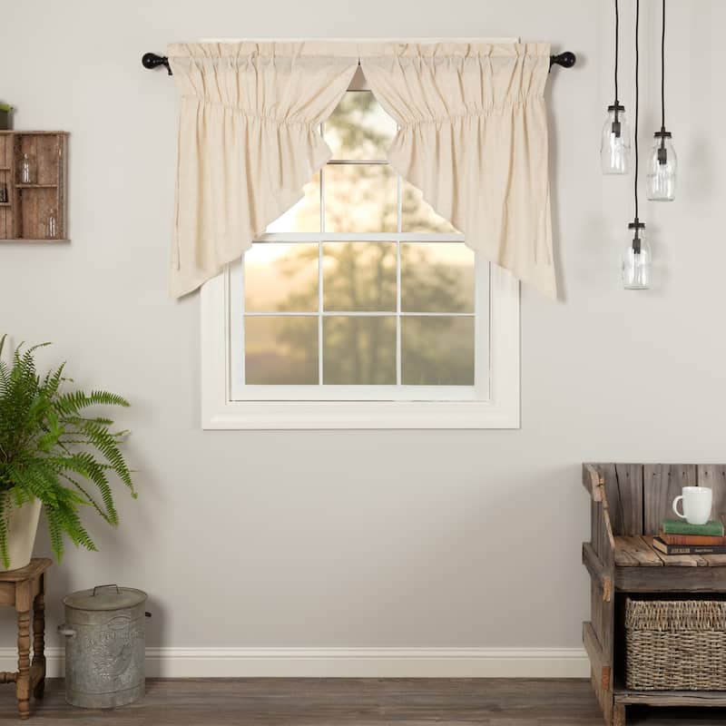 Simple Life Flax Prairie Swag Set - Prairie Swag 36x36x18 - Prairie Swag 36x36x18