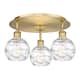 Option Brushed Brass / Clear Deco Swirl