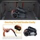 preview thumbnail 11 of 20, 2-in-1 Convertible Baby Stroller,Foldable Pushchair for Newborns with Reversible High Landscape Bassinet, Adjustable Canopy