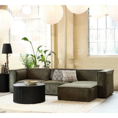 Rye Studio Deep Seat Modular Sofa w/ Ottoman, 4 Piece