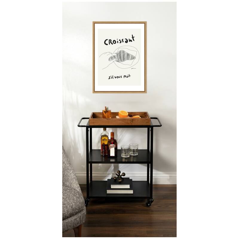 Kate and Laurel Breakfast Club by Gabrielly Guedes Framed Canvas Wall Art Print