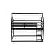 preview thumbnail 50 of 48, Low Height Design Wood House Roof Bunk Bed,Twin over Twin House-Shaped-Bunk Bed