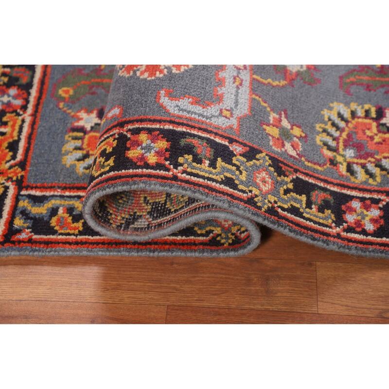 Oushak Indian Foyer Rug Handmade Wool Carpet - 3'0"x 5'0"