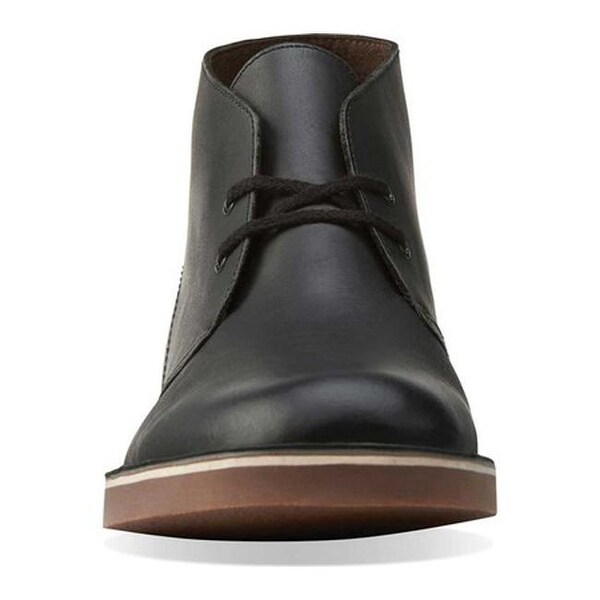 clarks bushacre black leather