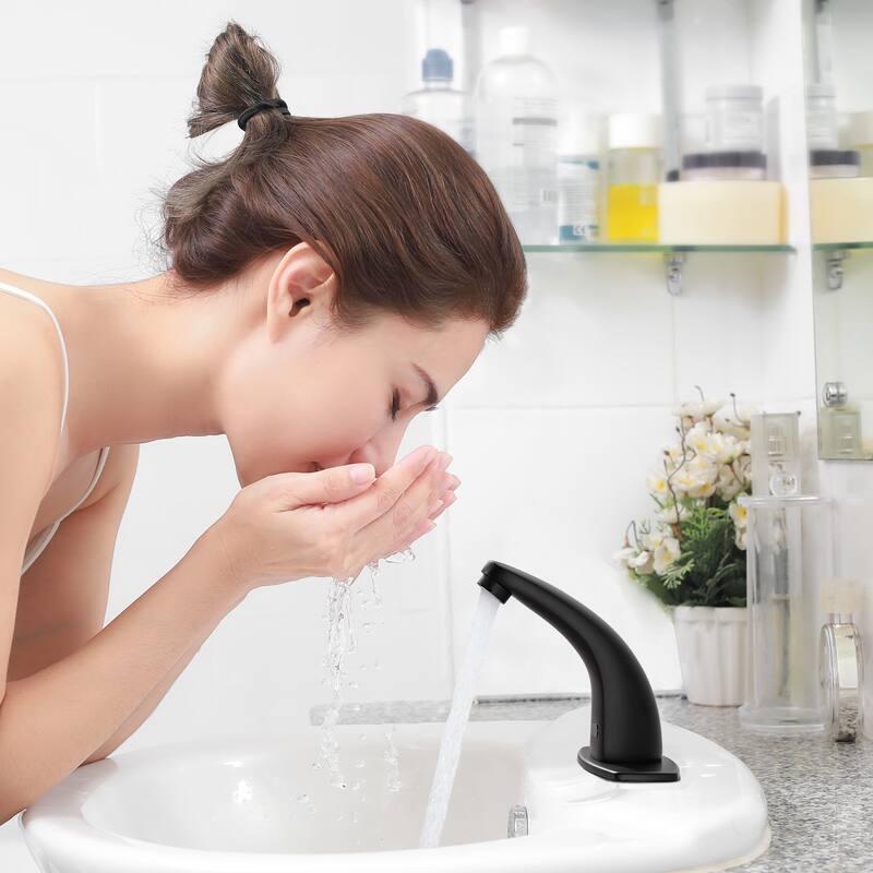 WOWOW Single Hole Touchless Bathroom Faucet